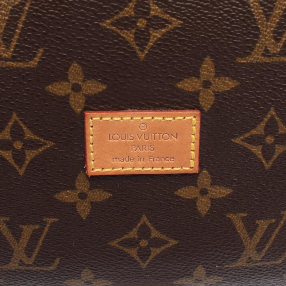 LOUIS VUITTON Authentic Brown Monogram Leather Shoulder Bag - Picture 5 of 10
